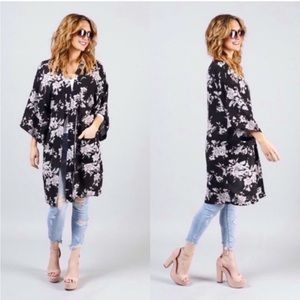 SPIRITUAL GANGSTER floral kimono